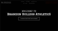 Desktop Screenshot of brandonbulldogathletics.com
